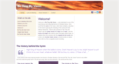 Desktop Screenshot of be-thou-my-vision.com